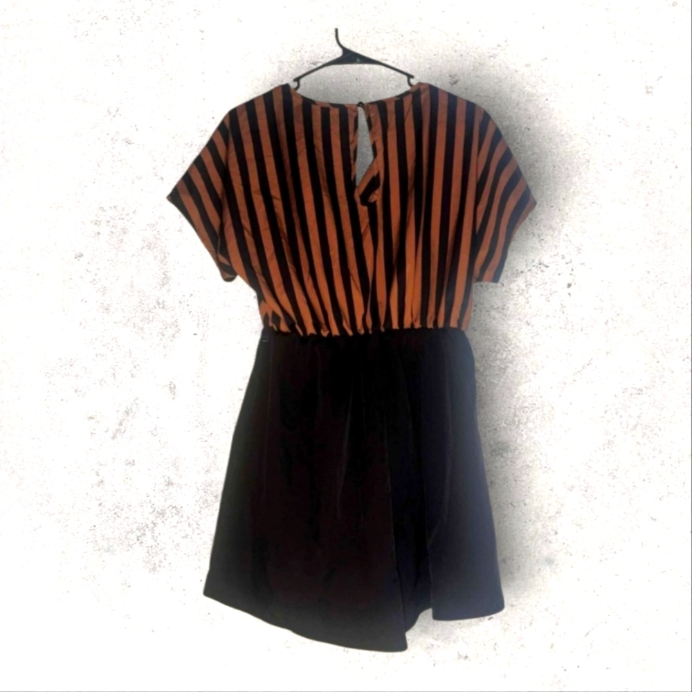 Shein Black & Brown Romper - Picture 3 of 4